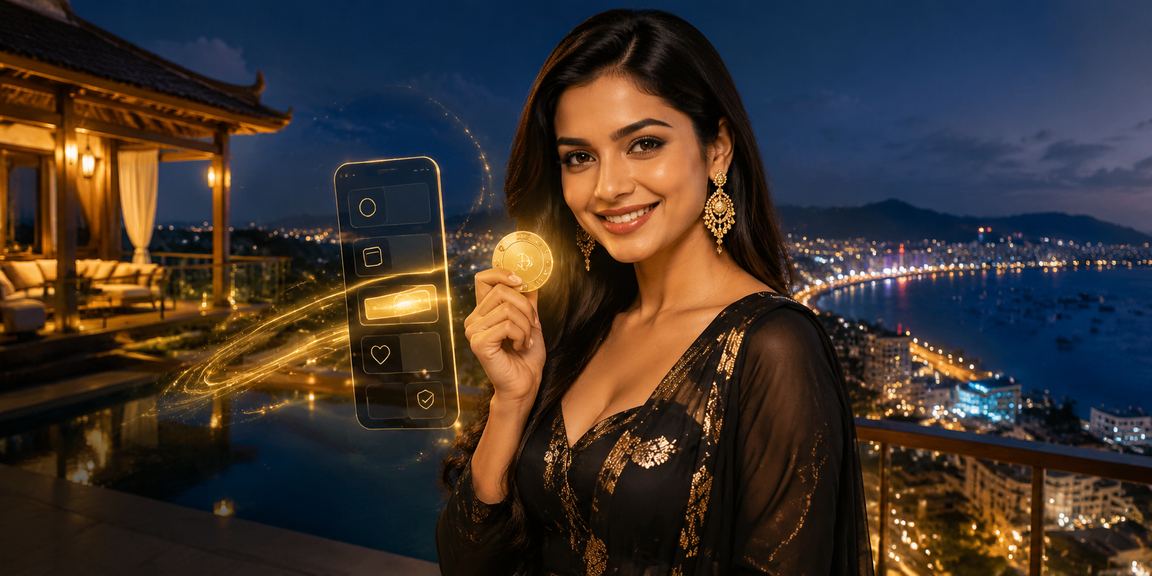 সেন্ট মার্টিন দ্বীপের সৈকতে মোবাইলে গেমস বেটিং উপভোগ করছেন একজন সদস্য